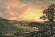 Frederic Edwin Church View near Stockridge oil painting